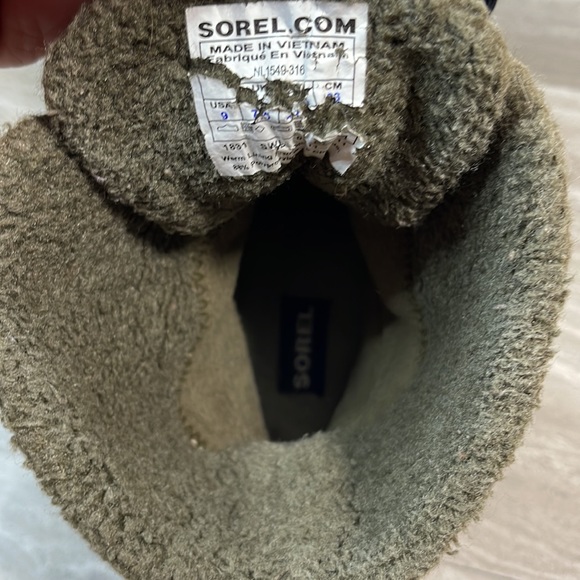 Sorel Tivoli Plaid Waterproof Short Duck Boots Womens Size 9 - Picture 8 of 12